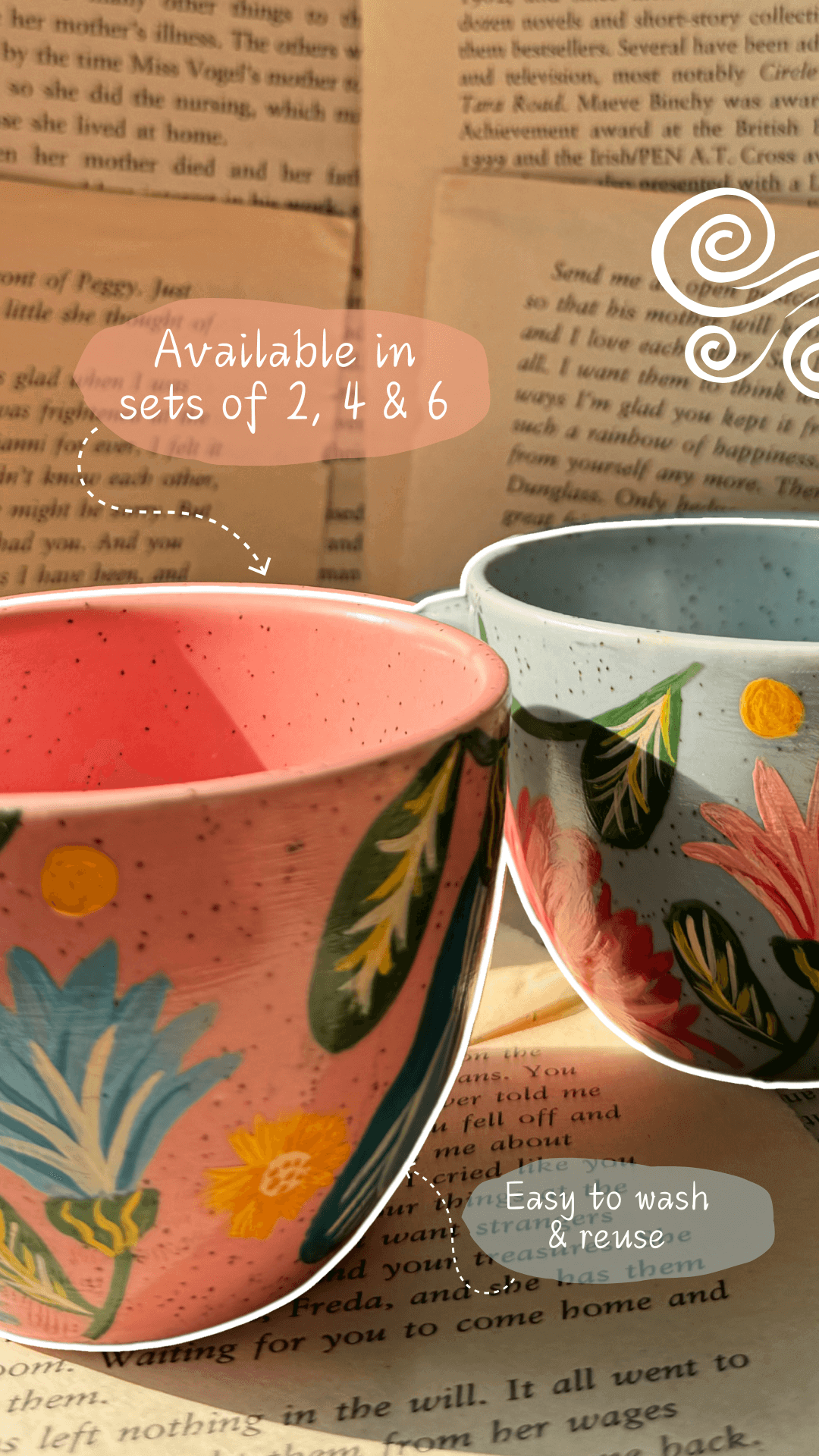 Artsy Ceramic Cups thumbnail 5