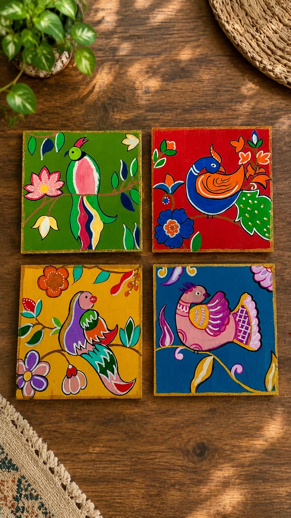 Melody of Birds Coasters