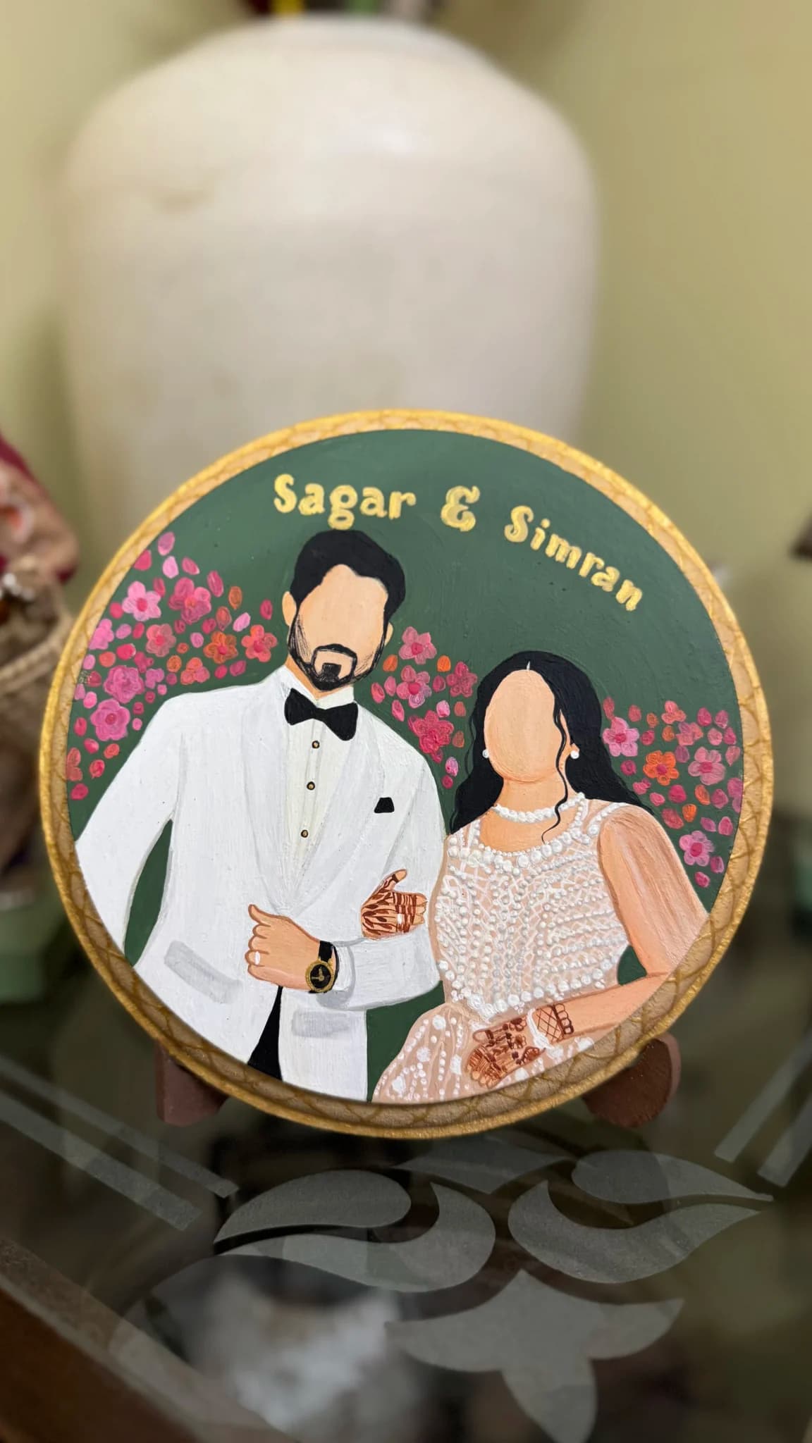 Wedding Wall Plate