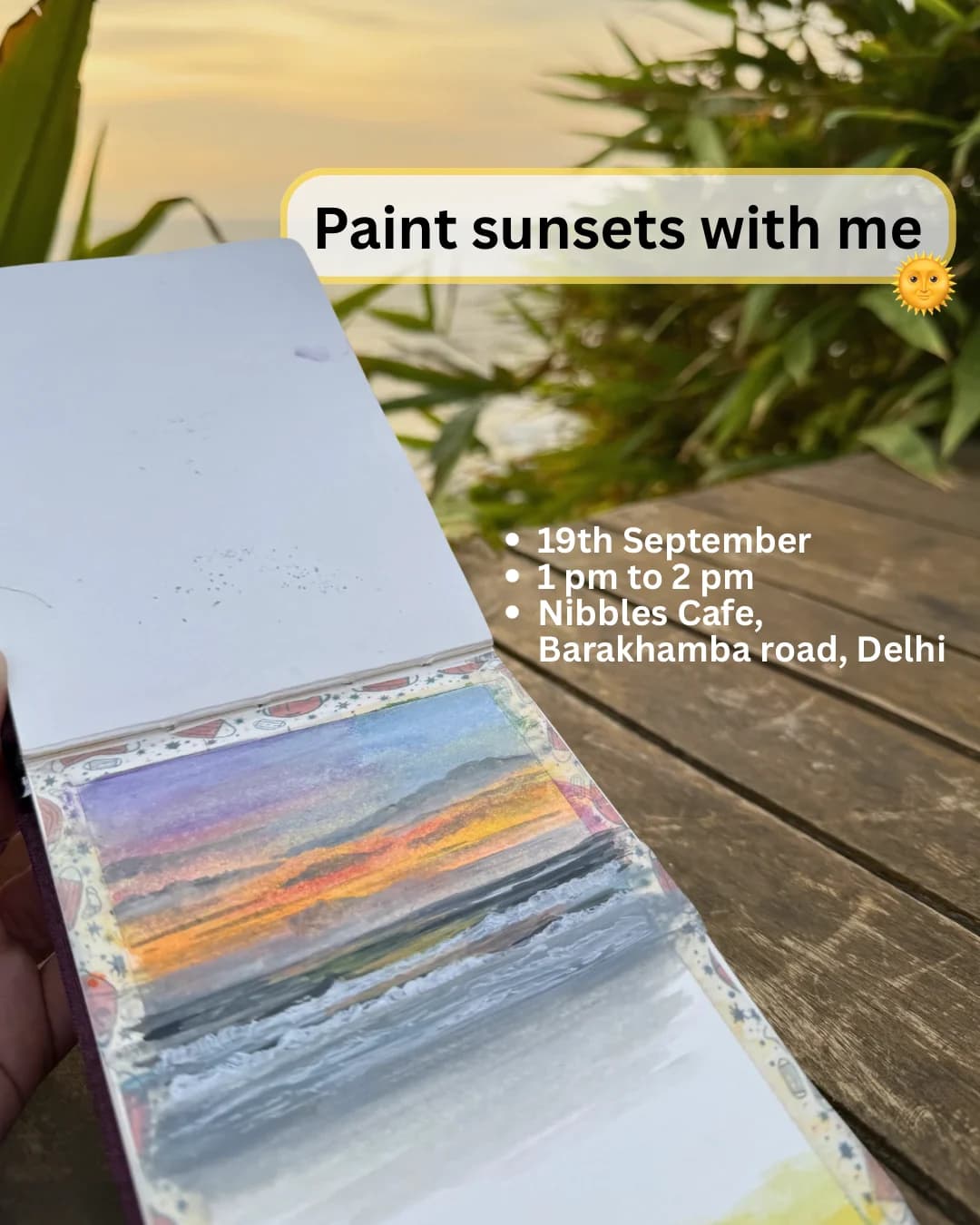 PAINT A SUNSET WITH ME