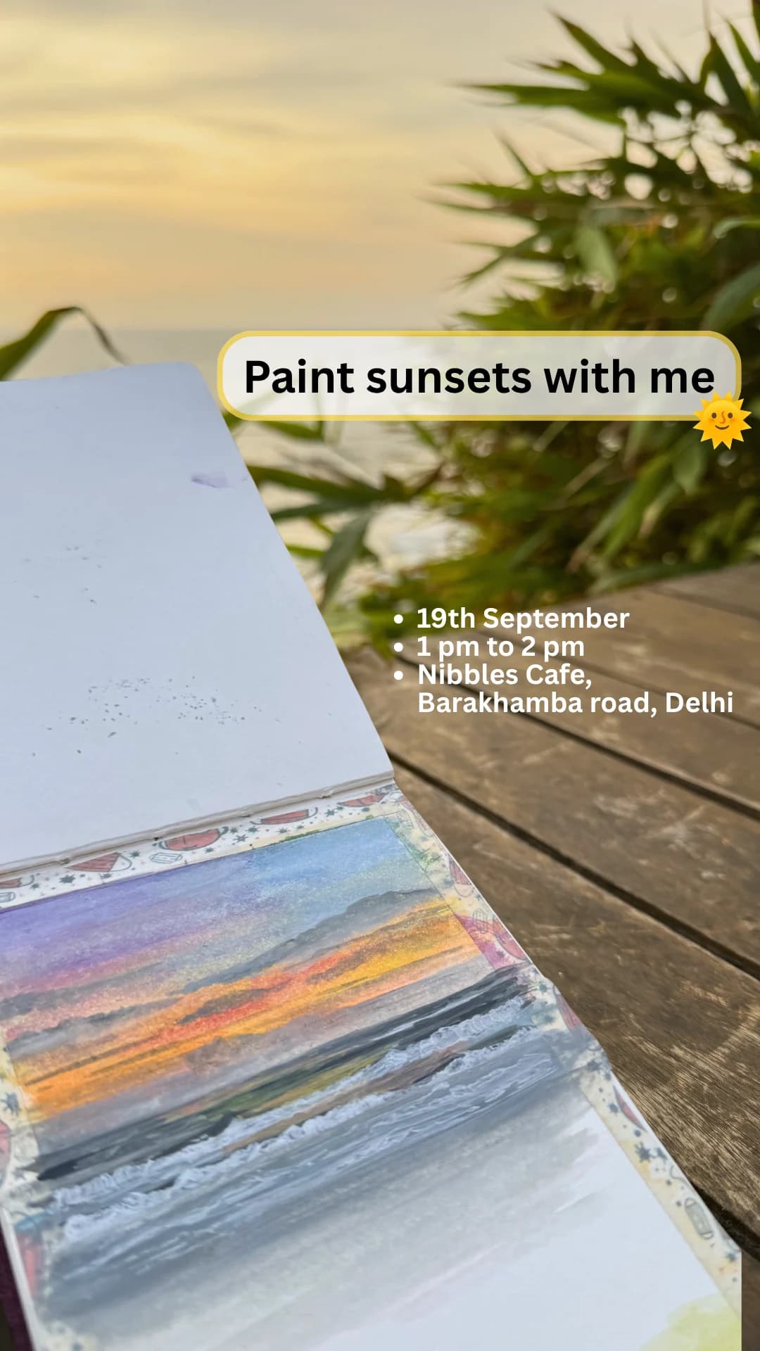 PAINT A SUNSET WITH ME