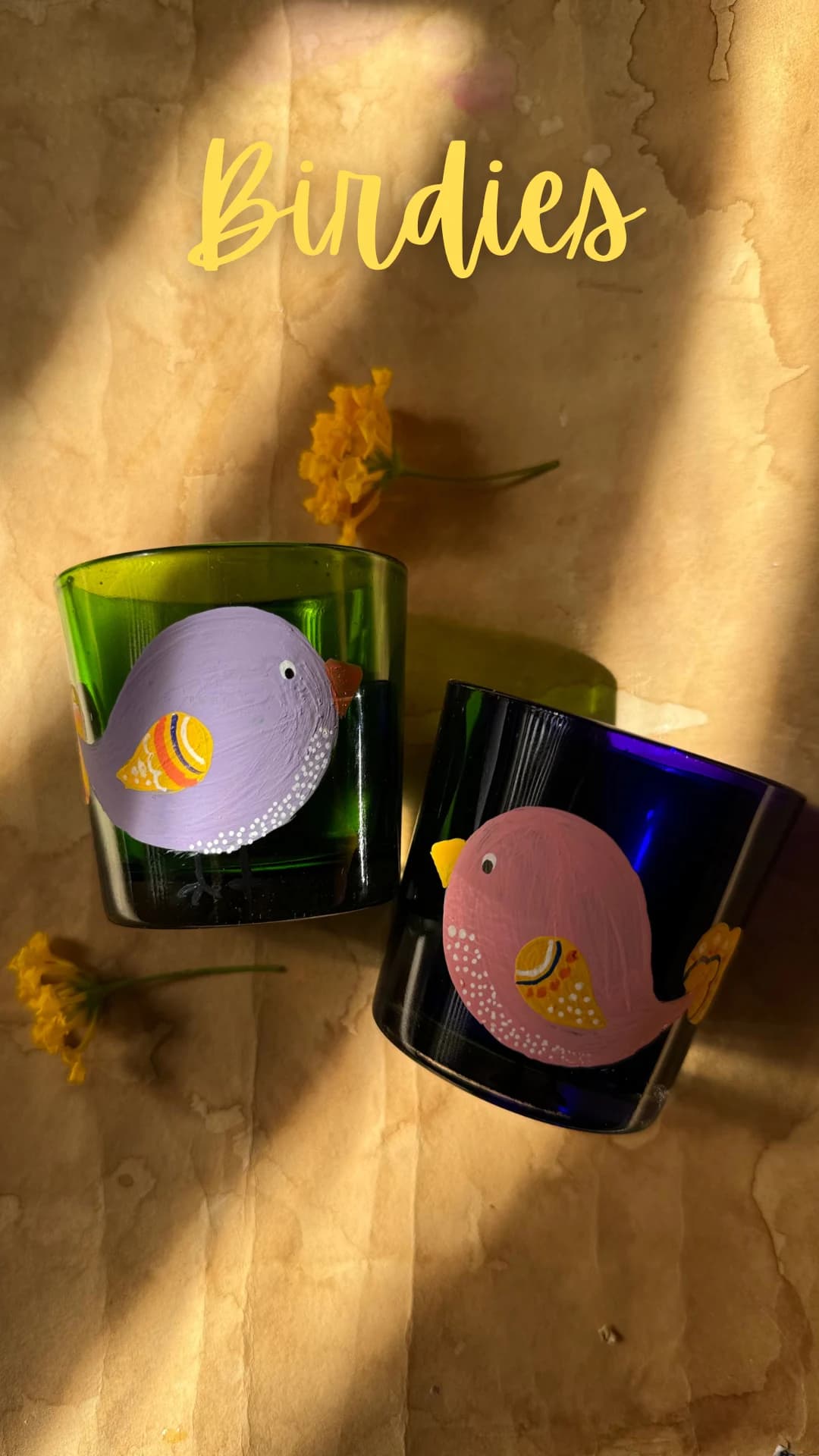 Birdie Tea Light Candle Holders
